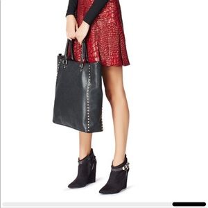 JustFab Wedge Booties - Fantine - Size  US 9